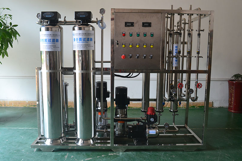 不銹鋼雙級反滲透純化水設備